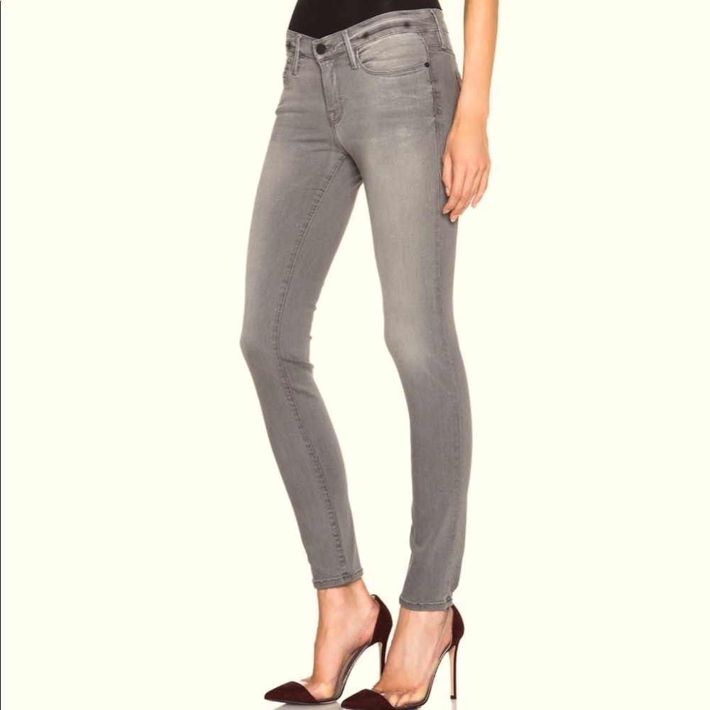 FRAME Denim Le Skinny de jeanne Grey